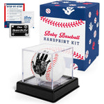 Circa Print baby baseball handprint ornament kit front view with packaging.