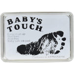 Baby's Touch Baby Safe Reusable Hand And Foot Print Ink Pad front view for newborn keepsakes