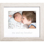Kate & Milo Rustic Me & My Brother Frame front view wooden sibling keepsake photo frame