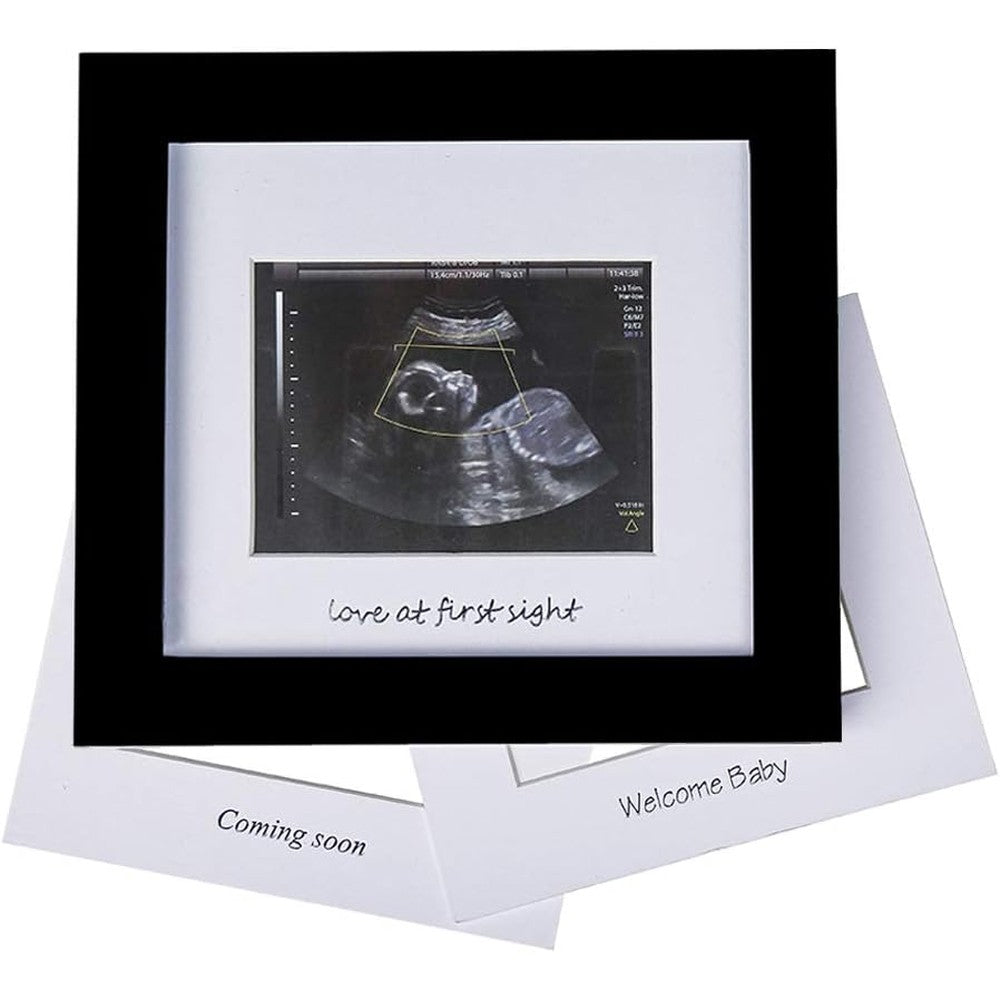 IHEIPYE baby sonogram photo frame front view showcasing first ultrasound picture setup