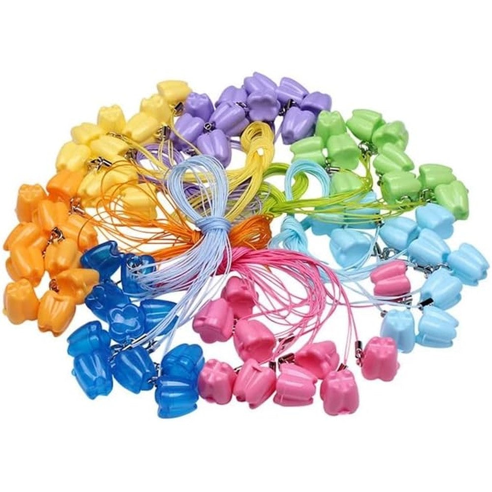 Runing Pet 50 piece baby teeth storage necklace set front view