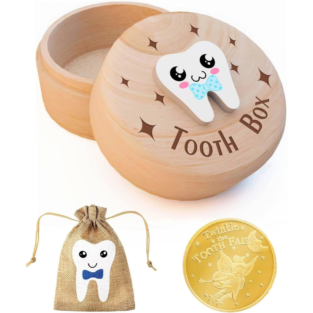 Gormenland Tooth Fairy keepsake box front view with 3D design