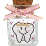Hamuiers glass tooth fairy box for girls front view