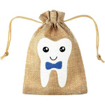 Shappy tooth fairy bag pouch blue style front view