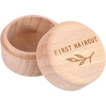 Hpmjz Engraved Wooden Newborn Keepsake Box front view