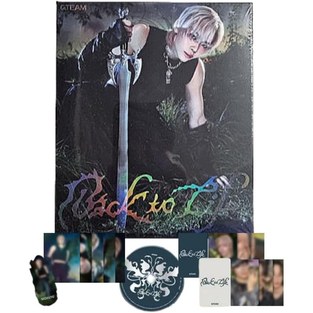 Generic &TEAM Back to Life ROAR Version Nicholas Cover album front view showing sword concept art box