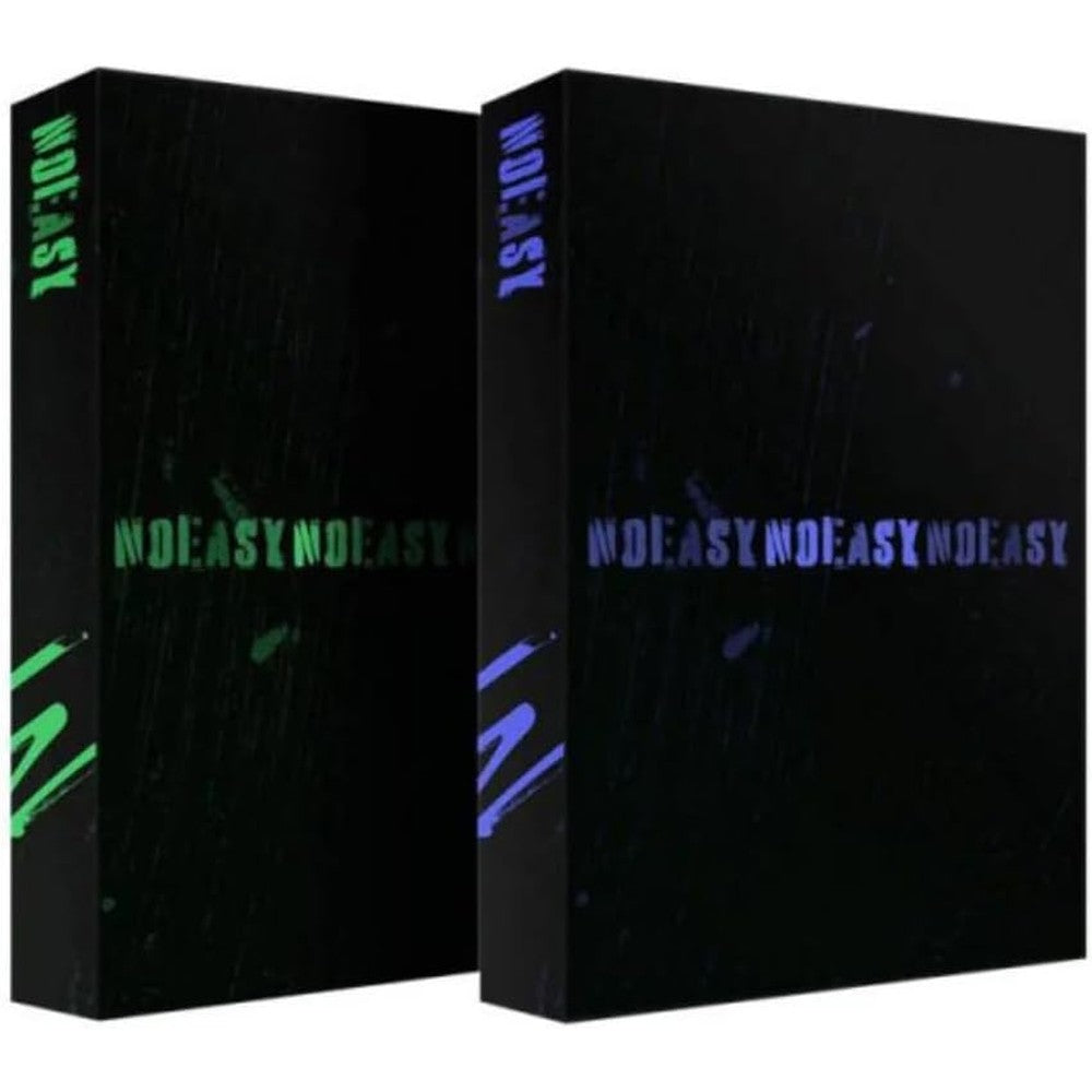 Stray Kids NOEASY album set featuring Type A and Type B box covers front view
