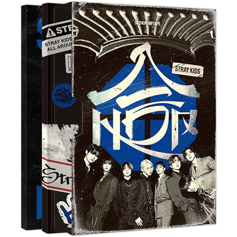 OIXXAF Stray Kids Skzhop Hiptape Hop Limited Version Album front view showing official outbox packaging.