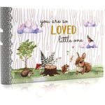 Holoary Grandma's Brag Book baby photo album front view featuring cute woodland animals design.