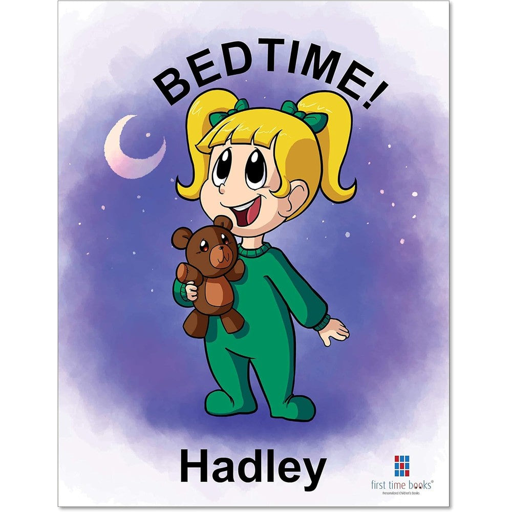 First Time Books personalized children's bedtime story book front cover