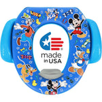 Disney Mickey Mouse Pals at Play soft potty seat front view cushioned toddler toilet trainer