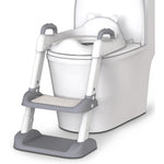 HBTower potty training seat step stool ladder front view for toddler western toilet training