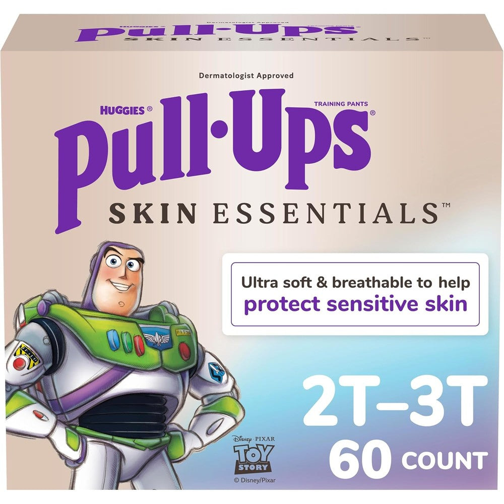Pull-Ups Boys Skin Essentials Potty Training Pants front view packaging