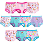 Paw Patrol girls toddler potty training pants multipack front view showing Skye character design