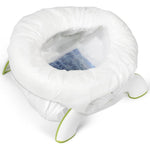 BakeToilet 80 Count Potty Liners with absorbent pads front packaging view