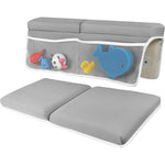 LILEKA baby bath kneeler and elbow rest pad set front view showcasing the cushion thickness.