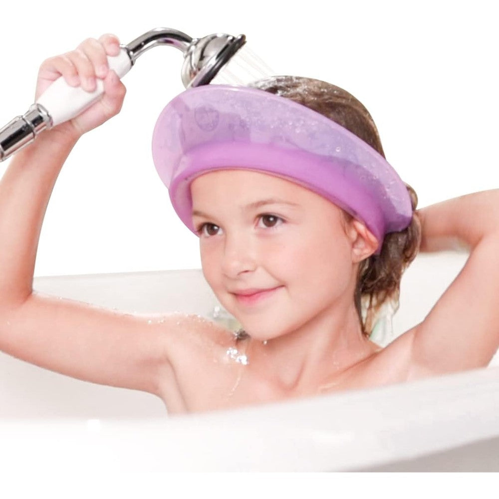 Kair air cushioned bath visor purple front view