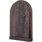 MaxForJoys self-adhesive wooden fairy door outlet cover front view