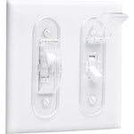Clymene toggle style wall switch guard front view