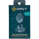 Safety 1st ultra clear outlet plugs 12 pack front view