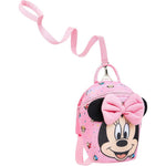 Disney Minnie Mouse mini backpack with safety harness front view