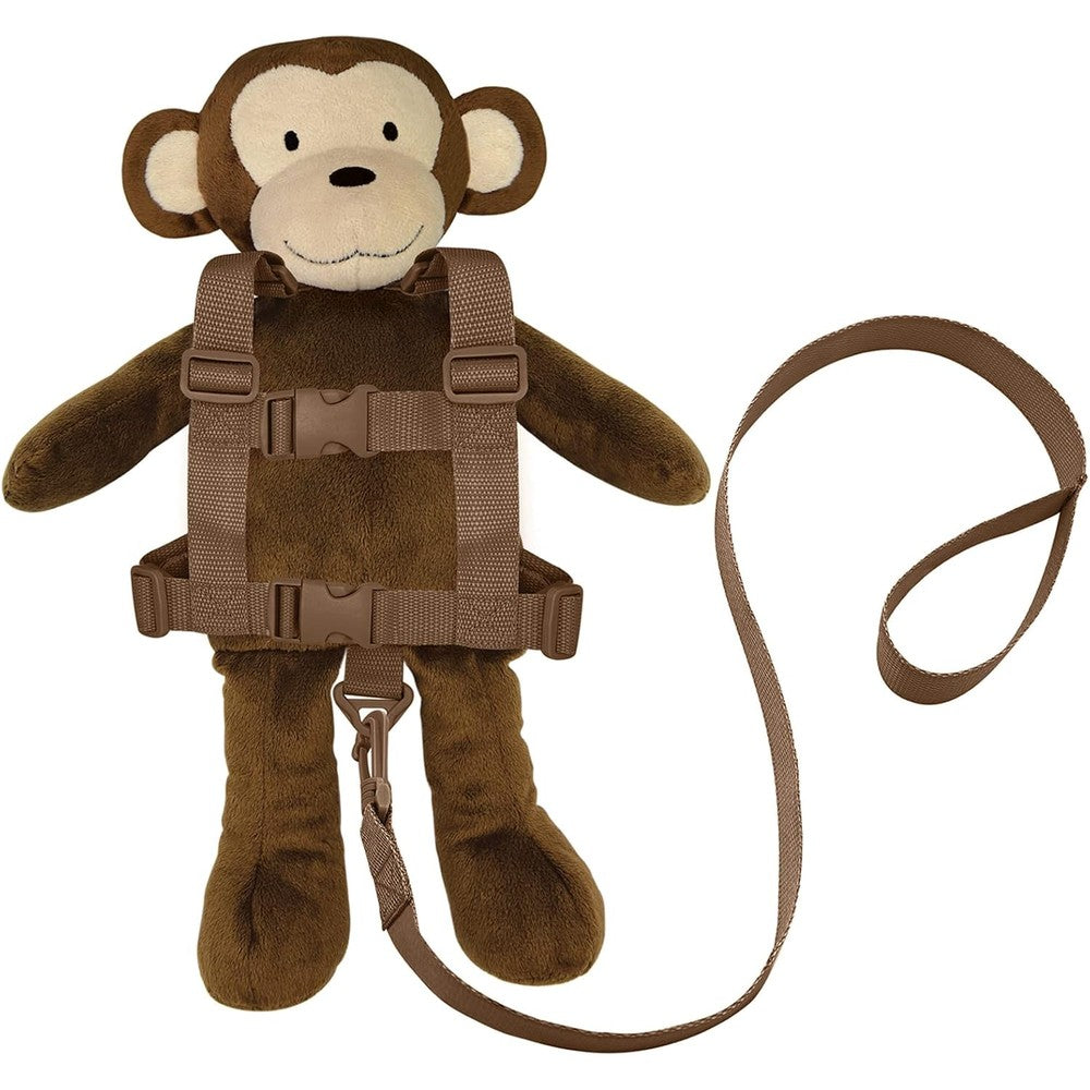 Goldbug monkey toddler safety harness and leash front view