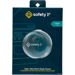 Safety 1st Child Proof Clear View Stove Knob Covers For Kitchen Safety Set Of 5