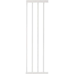 Toddleroo by North States tall bright choice safety gate eleven inch extension front view showcasing durable white steel frame