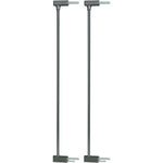 Qdos Auto-Close SafeGate Extensions in slate front view for child proofing setups.