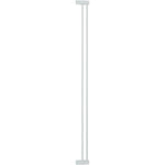 COMOMY extra tall pet gate extension front view white metal safety barrier accessory