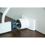 Wall Nanny baby gate extension guard front view showcasing the four inch extension design for home safety gates.