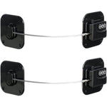 Fktuv child safety cabinet lock front view in black