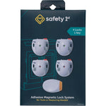 Safety 1st Adhesive Magnetic Lock System kit with 4 locks and 1 key