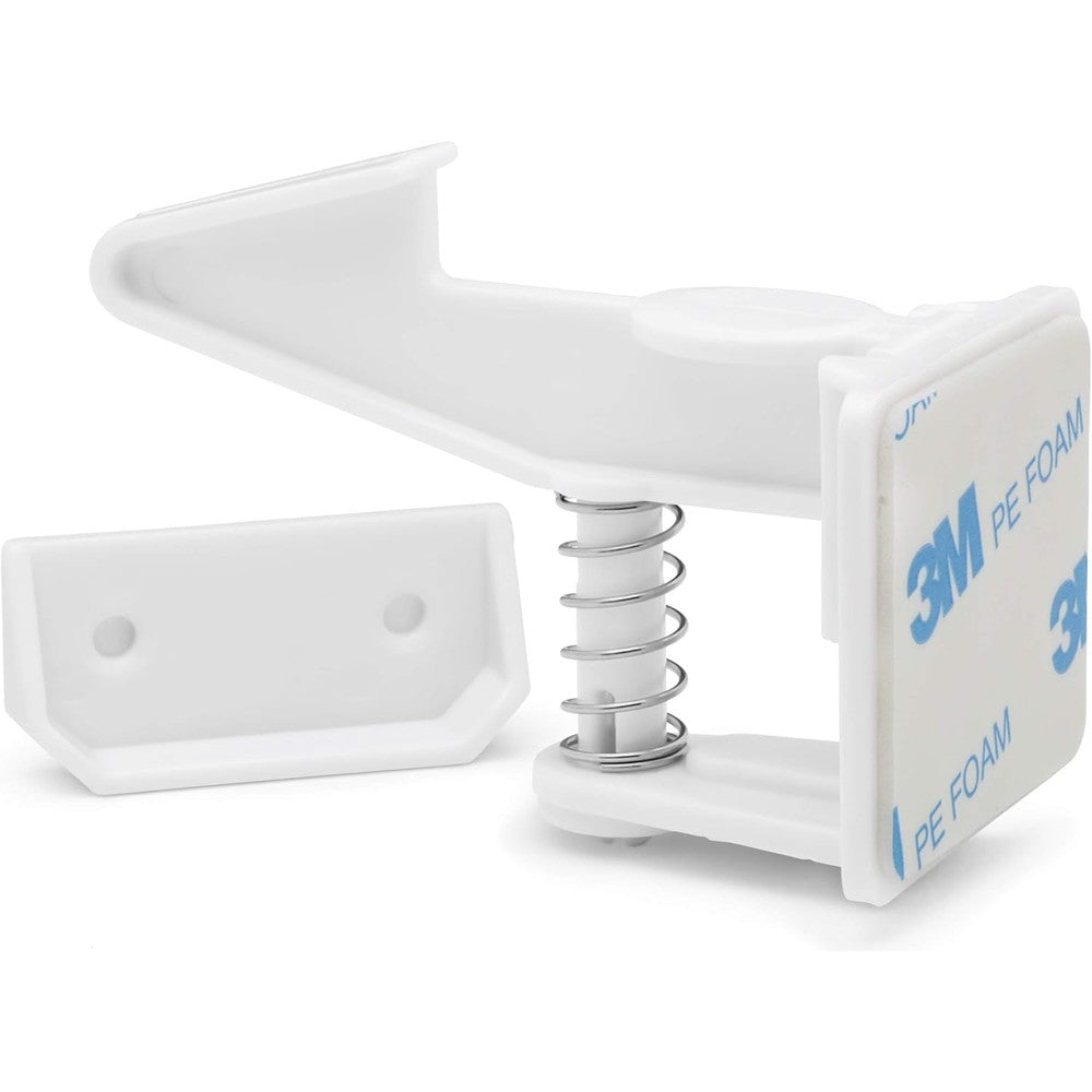 Suniry 12 pack invisible child safety cabinet locks front view