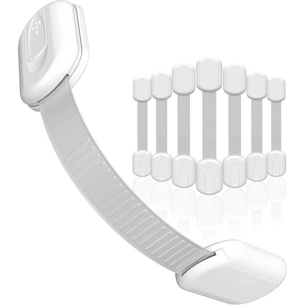 Skyla Homes 8-pack baby safety cabinet locks front view