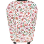 Copper Pearl Natalie multi-use cover front view on baby car seat