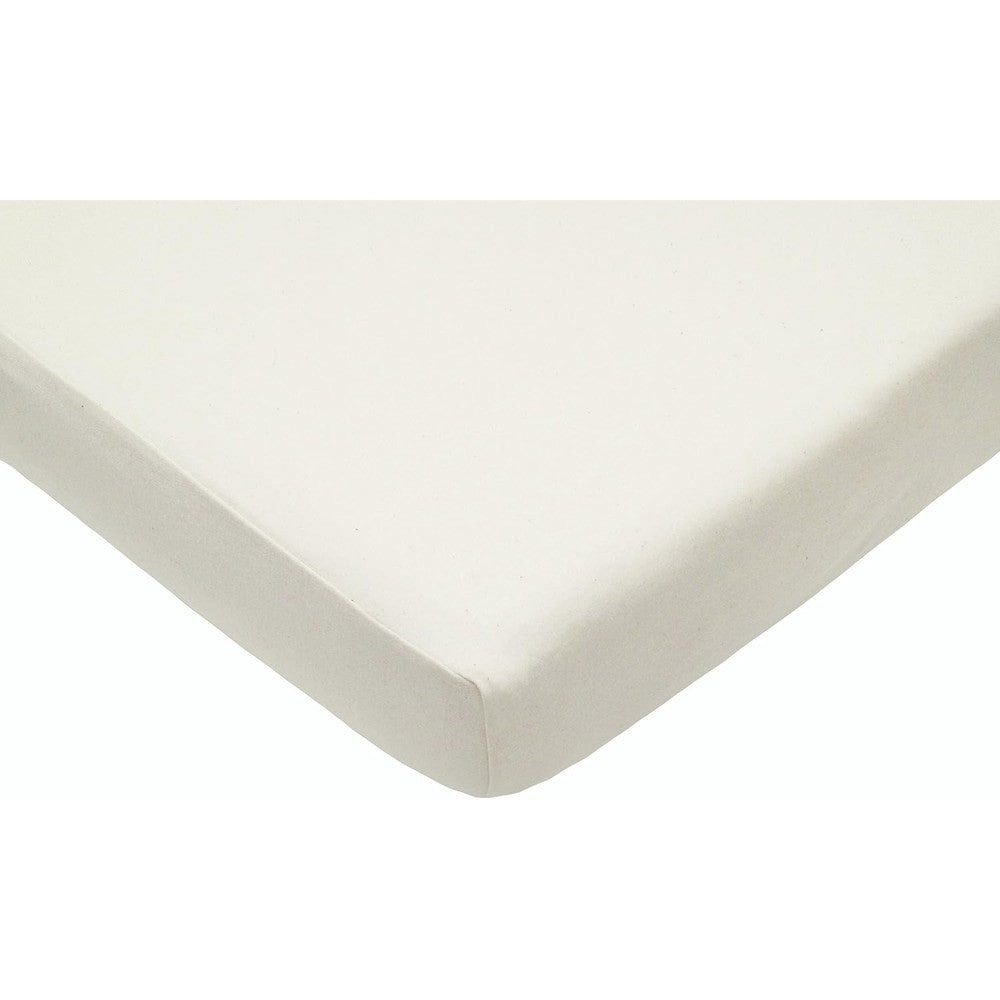 American Baby Company organic cotton cradle sheet front view packaged neatly for nurseries.