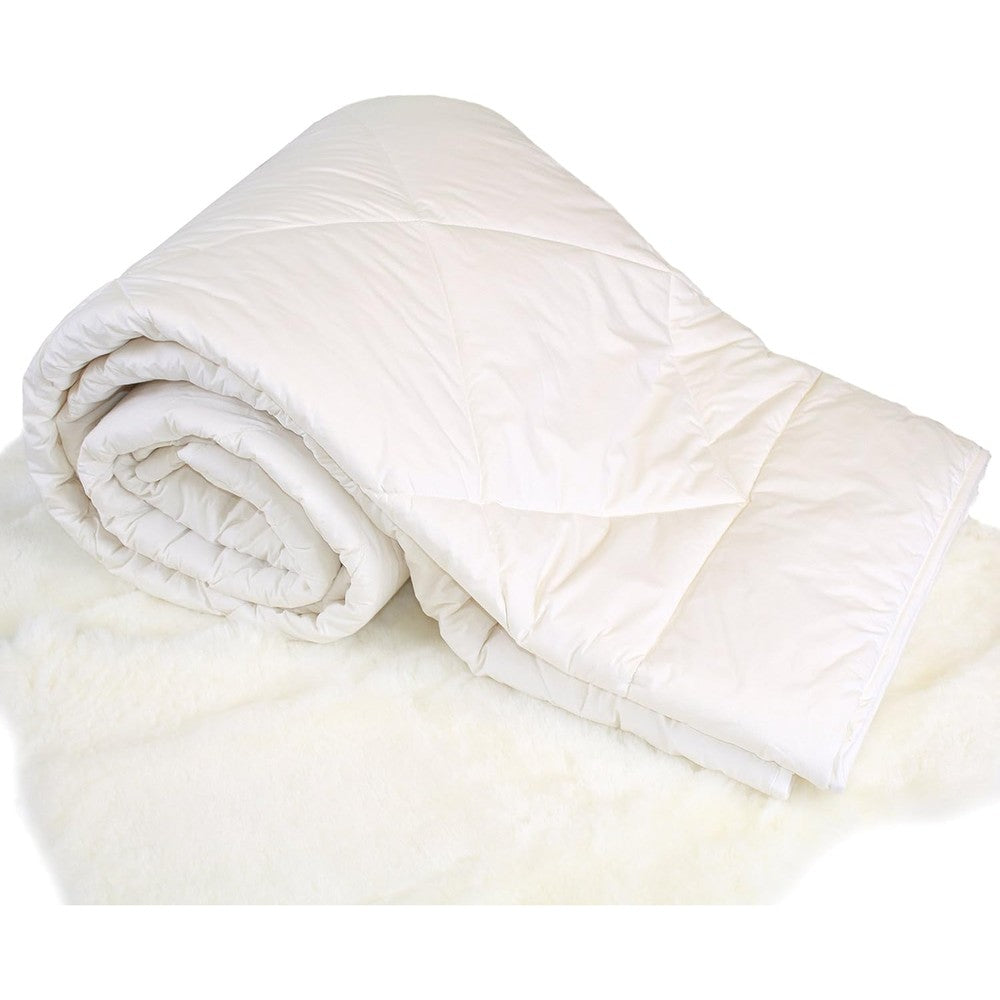 Woolino Premium Australian Wool Duvet Insert crib size front view