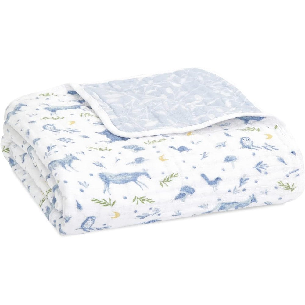 Aden + Anais Dream Blanket Sleepy Forest front view