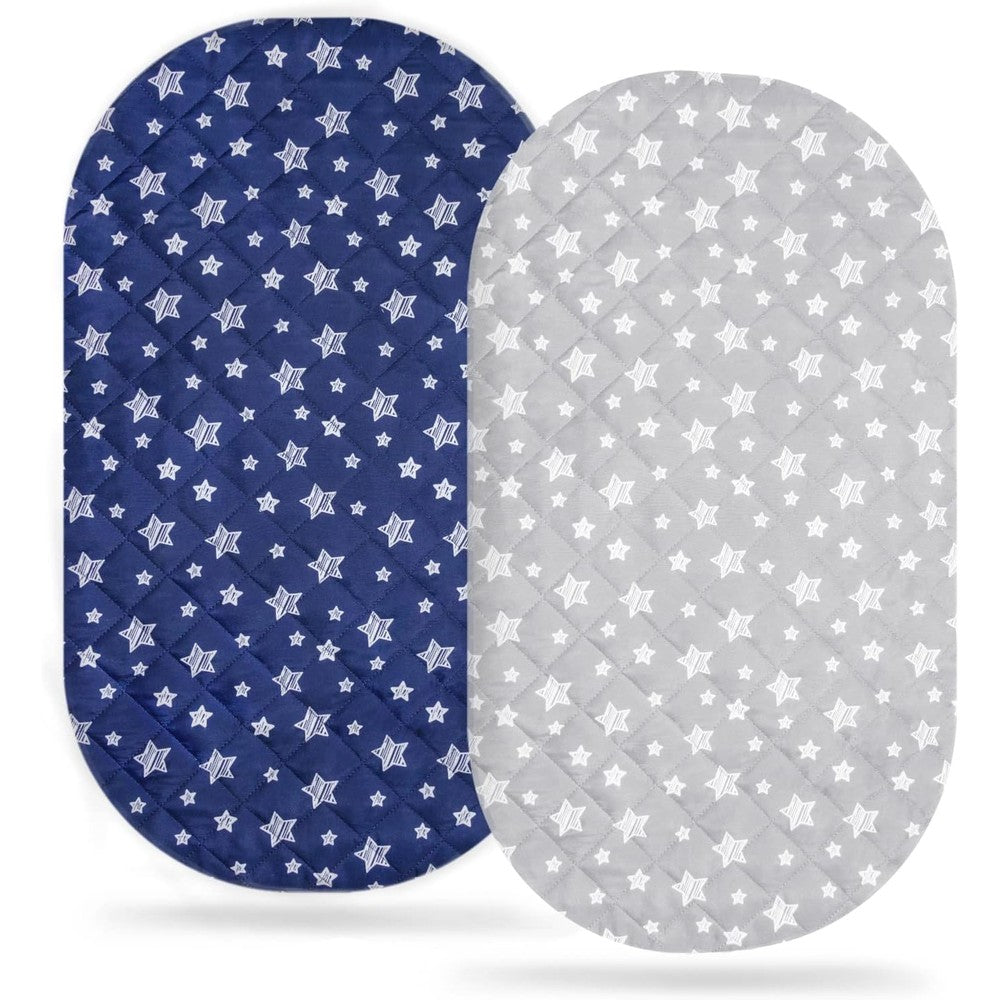 Moonsea bassinet mattress pad cover set