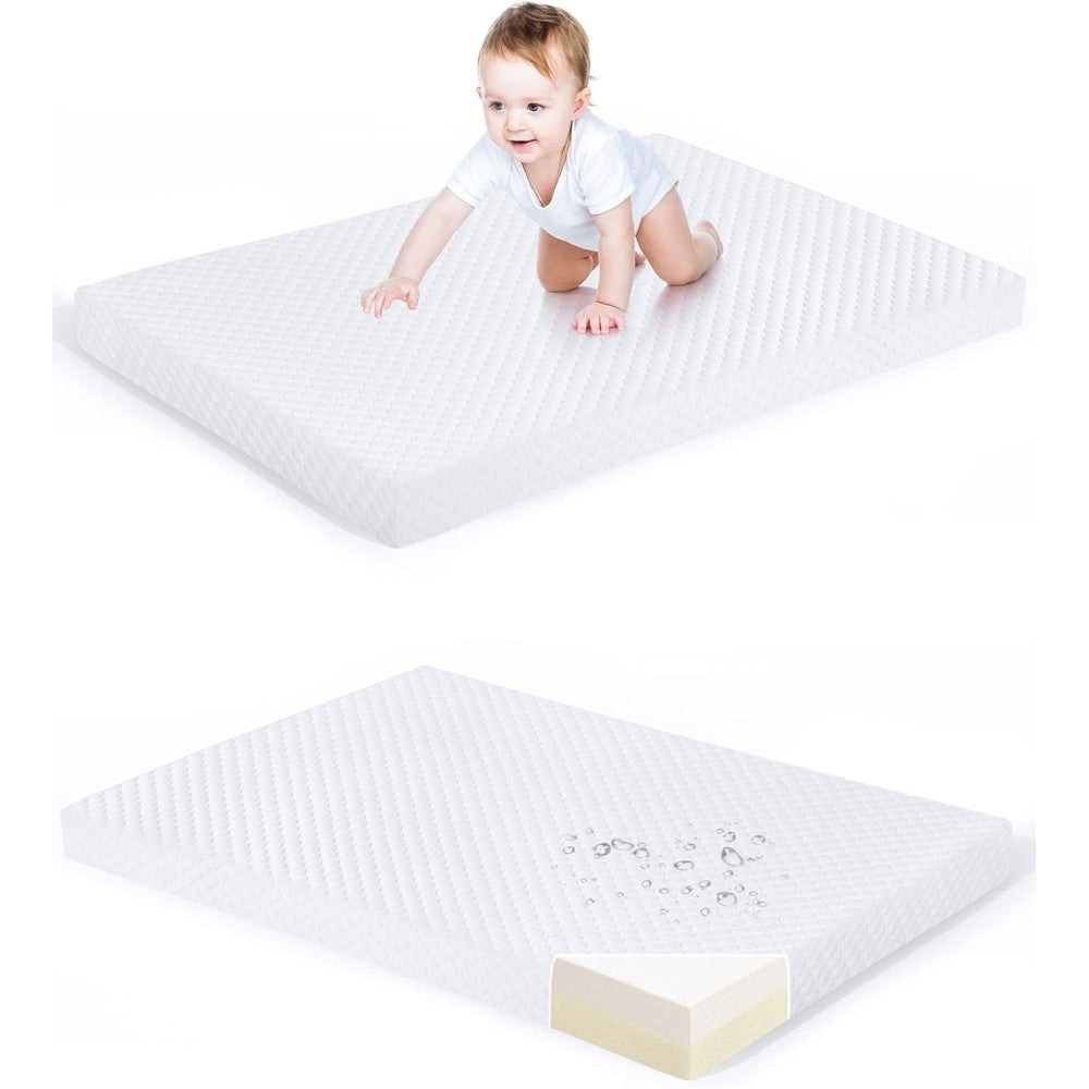 Kincongi Galacos pack and play mattress pad front view