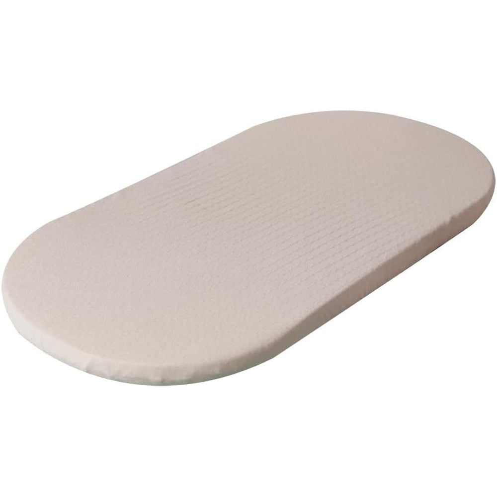 Iceblue Hd oval bassinet mattress pad with removable organic cotton cover
