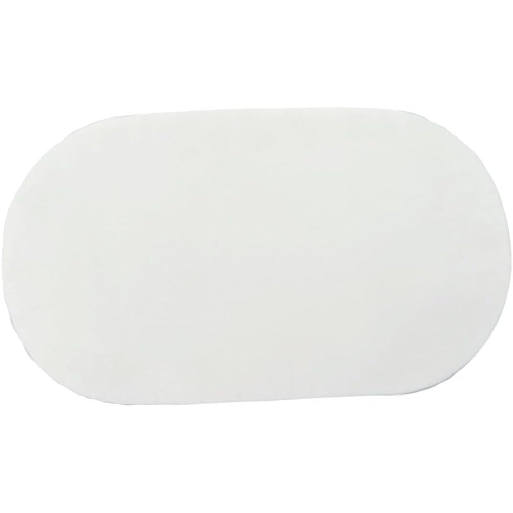 Panametrics Large Moses Basket Pad front view oval mattress
