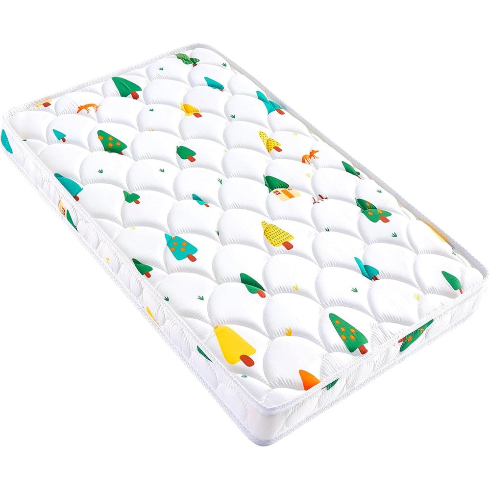 Vividvibebearpas Baby Bassinet Mattress 33 x 19 Inches Firm Support Premium Foam Hypoallergenic Reversible Pad For Moses Basket And Small Cribs - Image 1