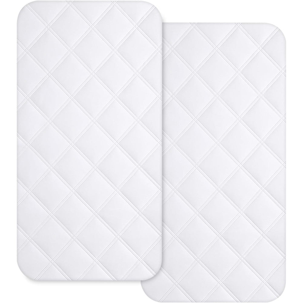 Yoofoss waterproof bassinet mattress pad cover set