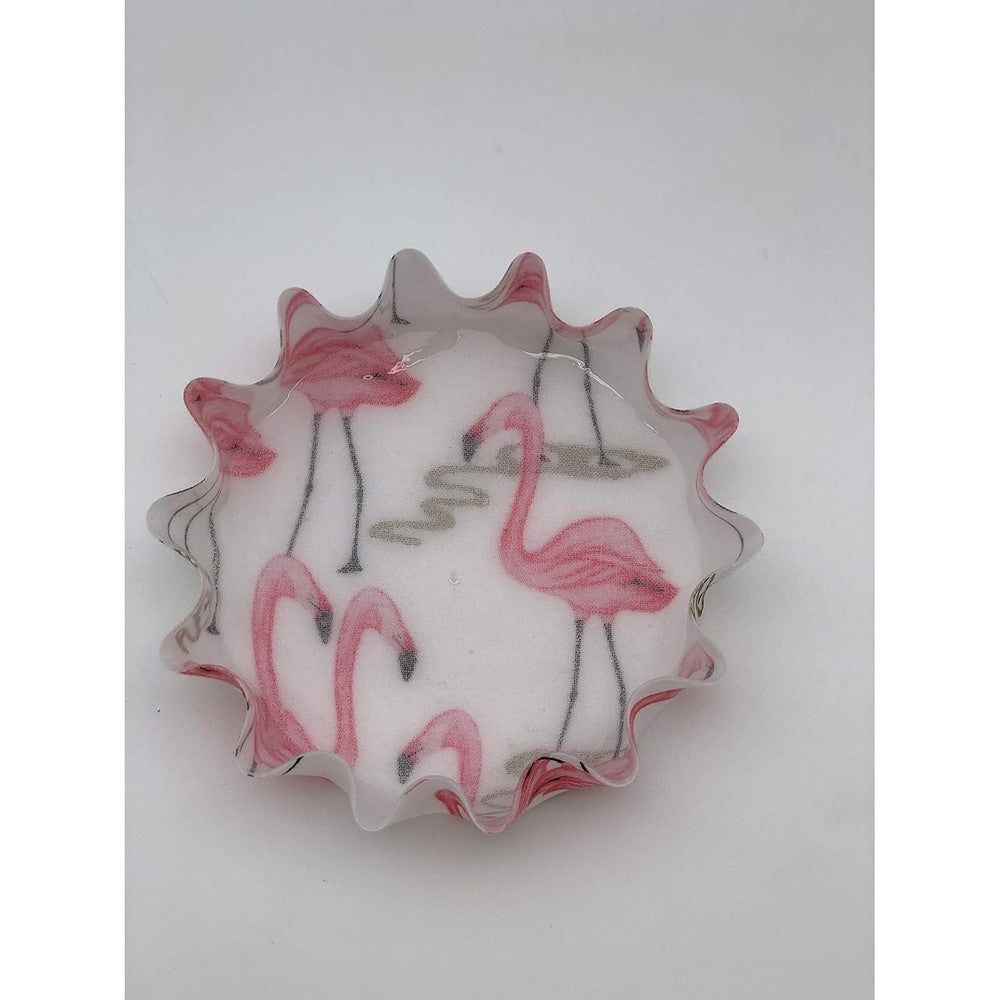 Andreas Silicone Flamingo 4 Inch Lillie Pad front view