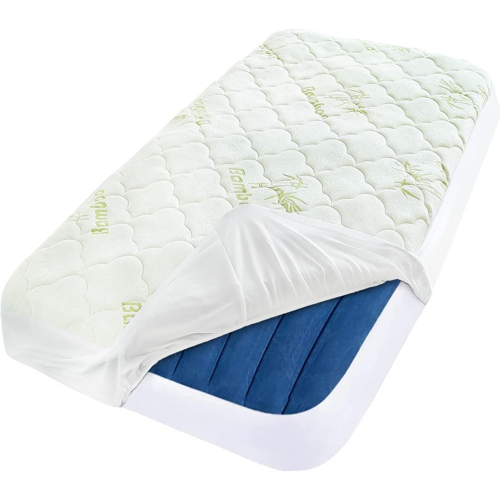 Moonsea Toddler Travel Bed Cover front view for inflatable mattresses