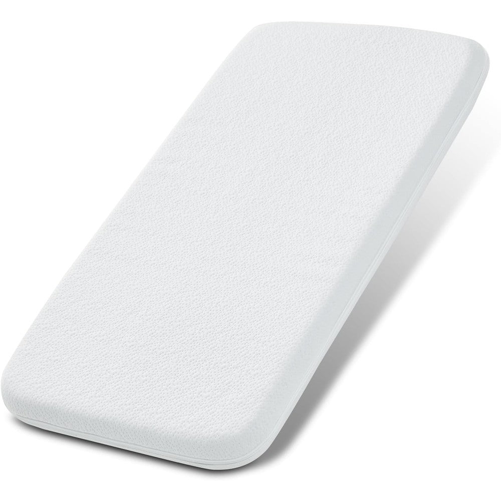 NeoBorn Baby Bassinet Mattress Pad premium dual sided infant bed topper front view
