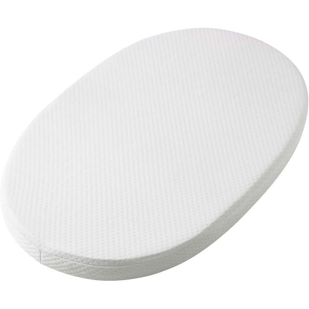 Mecc Ecoh Baby Bassinet Mattress front view premium breathable infant bedding