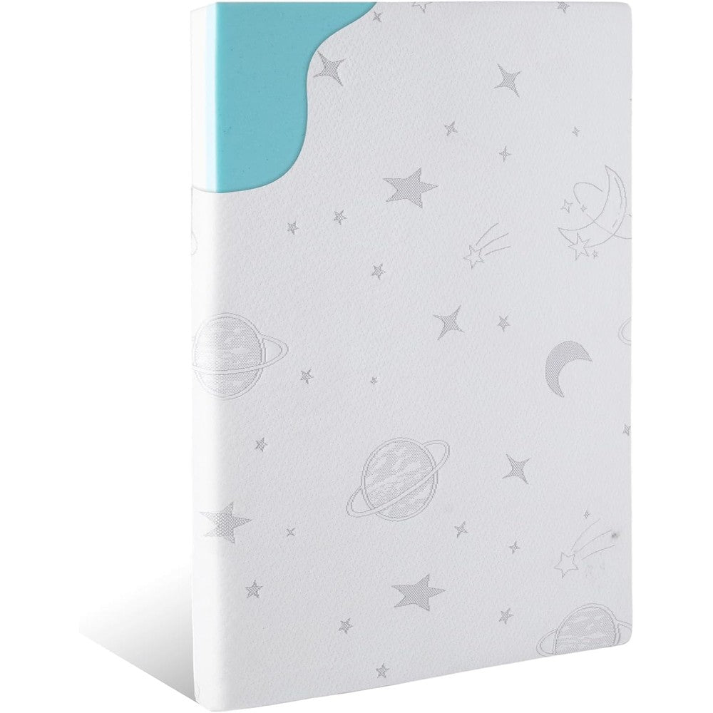 HDJOAPS pack and play mattress pad front view